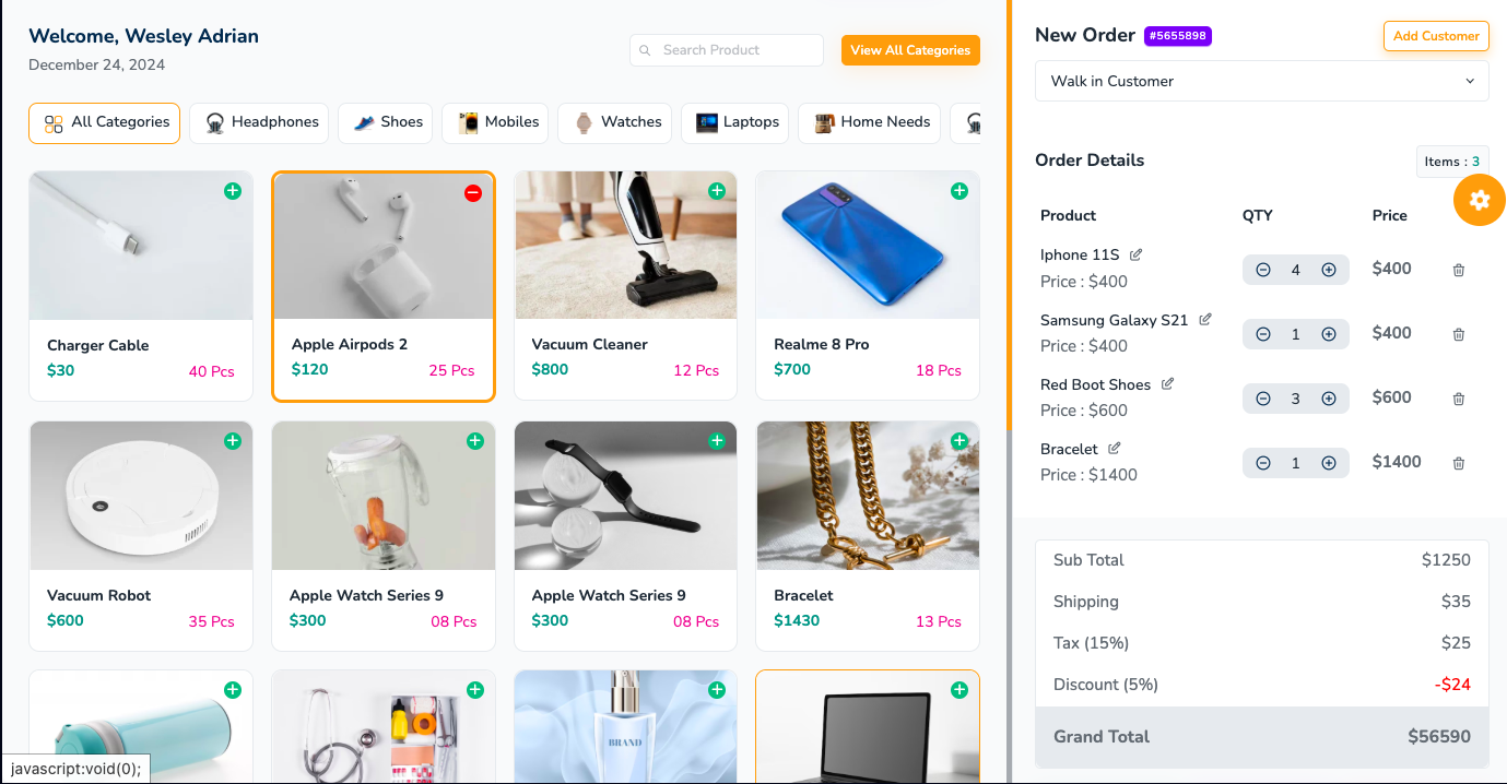 Aisiribooks Dashboard